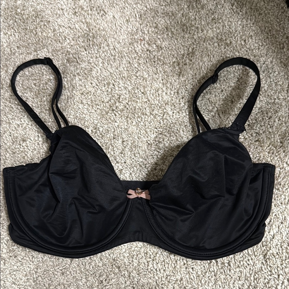 Victoria's Secret Black Unlined Demi with Underwire
